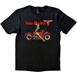 VAN HALEN - PIN-UP MOTORCYCLE - TRIKO