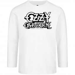 Ozzy Osbourne (Logo) - Kids longsleeve - black - white