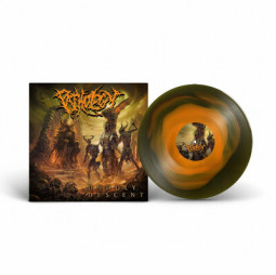 PATHOLOGY - UNHOLY DESCENT (GREEN/ORANGE SPLATTER VINYL) - LP