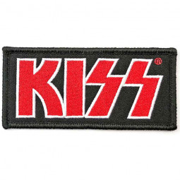 KISS - RED LOGO - NÁŠIVKA