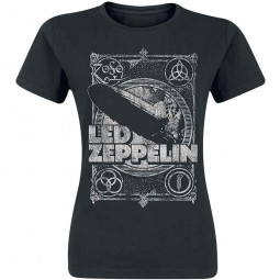 LED ZEPPELIN - VINTAGE PRINT LZ1 (GIRLIE) - TRIKO