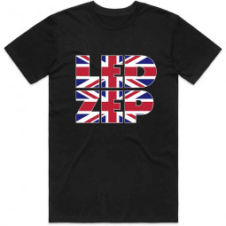 LED ZEPPELIN - UNION JACK TYPE - TRIKO