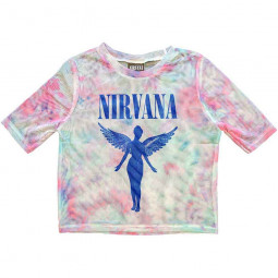 NIRVANA - ANGELIC BLUE MONO (MESH) (GIRLIE) (CROP TOP) - TRIKO