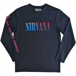 NIRVANA - ANGELIC GRADIENT (BACK & SLEEVE PRINT) (LS) -TRIKO