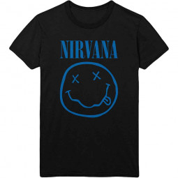 NIRVANA - BLUE HAPPY FACE - TRIKO