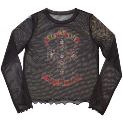 GUNS N' ROSES - APPETITE FOR DESTRUCTION (MESH) (GIRLIE) (LS) - TRIKO