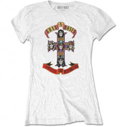 GUNS N' ROSES - APPETITE FOR DESTRUCTION (WHITE) (GIRLIE) - TRIKO