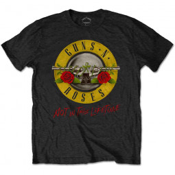 GUNS N' ROSES - NOT IN THIS LIFETIME TOUR (BACK PRINT) - TRIKO