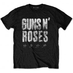 GUNS N' ROSES - PARADISE CITY STARS (BACK PRINT) - TRIKO