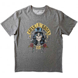 GUNS N' ROSES - SLASH '85 (GREY) - TRIKO