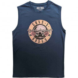 GUNS N' ROSES - CLASSIC LOGO (DENIM BLUE)  (TÍLKO) - TRIKO