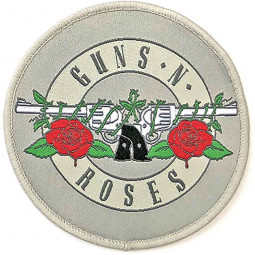 GUNS N' ROSES - SILVER CIRCLE LOGO - NÁŠIVKA