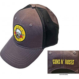 GUNS N' ROSES - CIRCLE LOGO (GREY/NAVY BLUE) - KŠILTOVKA