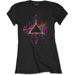 PINK FLOYD - DARK SIDE OF THE MOON PINK SPLATTER (GIRLIE) - TRIKO