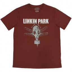 LINKIN PARK - GAS MASK (RED) - TRIKO