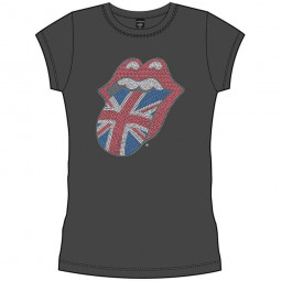 ROLLING STONES - CLASSIC UK (GREY) (EMBELLISHED) (GIRLIE) - TRIKO