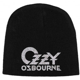 OZZY OSBOURNE - BLACK RAIN LOGO (BEANIE) - ČEPICE