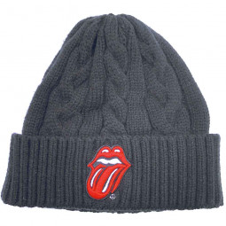 ROLLING STONES - CLASSIC TONGUE (CABLE KNIT) (KULICH) - ČEPICE