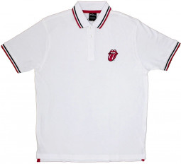 ROLLING STONES - CLASSIC TONGUE (WHITE) (POLO) - TRIKO