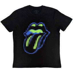 ROLLING STONES - DISTORTED TONGUE (BACK PRINT) - TRIKO