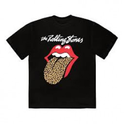 ROLLING STONES - LEOPARD PRINT TONGUE - TRIKO