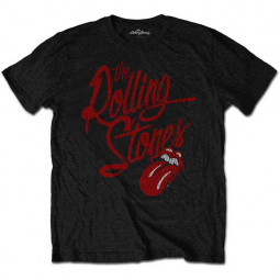 ROLLING STONES - SCRIPT LOGO (SOFT HAND INKS) - TRIKO