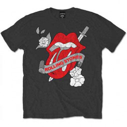 ROLLING STONES - VINTAGE TATTOO (GREY) - TRIKO