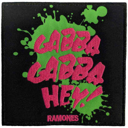 RAMONES - GABBA GABBA, HEY - NÁŠIVKA