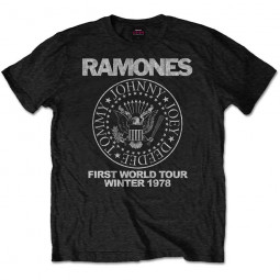 RAMONES - FIRST WORLD TOUR 1978 - TRIKO
