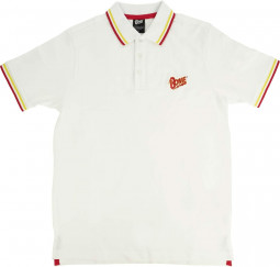 DAVID BOWIE - FLASH LOGO (WHITE) (POLO) - TRIKO