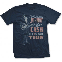 JOHNNY CASH - ALL STAR TOUR (BACK PRINT) - TRIKO