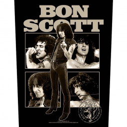 BON SCOTT - COLLAGE - NÁŠIVKA