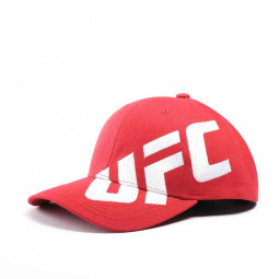 UFC - WHITE XL LOGO (RED) - KŠILTOVKA