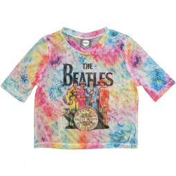 BEATLES - SGT PEPPER (CROP TOP) (MESH) (GIRLIE) - TRIKO