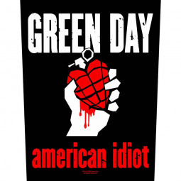 GREEN DAY - AMERICAN IDIOT (BACK) - NÁŠIVKA