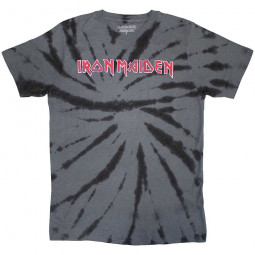 IRON MAIDEN - LOGO (WASH COLLECTION) - TRIKO