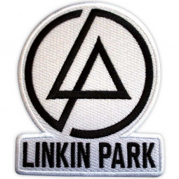 LINKIN PARK - CONCENTRIC TEXT LOGO (WHITE) (STANDART) - NÁŠIVKA