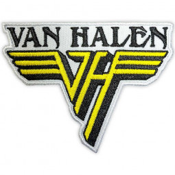 VAN HALEN - TEXT & YELLOW LOGO (STANDART) - NÁŠIVKA