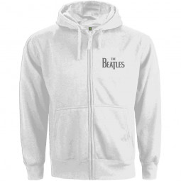 BEATLES - DROP T LOGO (WHITE) (GIRLIE) - MIKINA