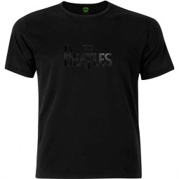 BEATLES - DROP T LOGO BLACK ON BLACK (HI-BUILD) - TRIKO