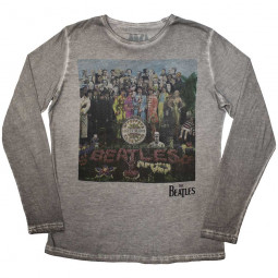 BEATLES - LET IT BE (WASH) (KHAKI GREEN) (LS) - TRIKO