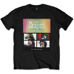 BEATLES - FACES GRADIENT SILVER PRINTING (EMBELLISHED) - TRIKO