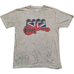 BEATLES - GUITAR & FLAG SNOW WASH (WASH COLLECTION) - TRIKO