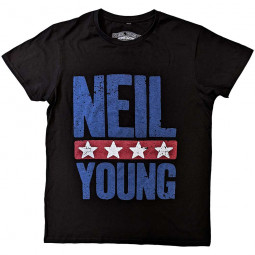 NEIL YOUNG - STARS LOGO - TRIKO