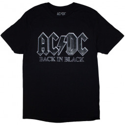 AC/DC - BACK IN BLACK PWR-UP EU TOUR 2024 (BACK PRINT) - TRIKO