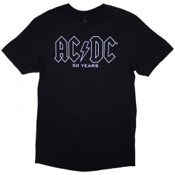 AC/DC - HISTORY LOGO (BACK PRINT) - TRIKO