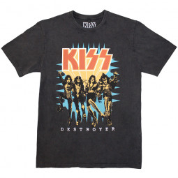 KISS - DESTROYER (STONE WASH) - TRIKO