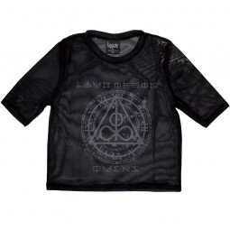 LAMB OF GOD - OMENS CLOCK (MESH) (CROP TOP) (GIRLIE) - TRIKO