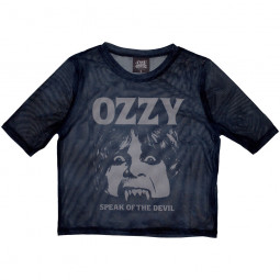 OZZY OSBOURNE - SPEAK OF THE DEVIL (MESH) (CROP TOP) (GIRLIE) - TRIKO