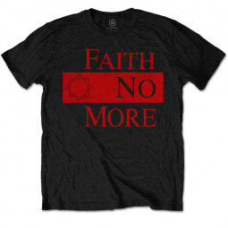 FAITH NO MORE - CLASSIC RED LOGO - TRIKO